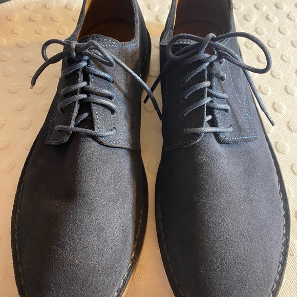 DONT STEP ON MY BLUE SUEDE SHOES! J CREW Superior Shoes Blue Suede Chukka Shoe - Picture 2 of 16